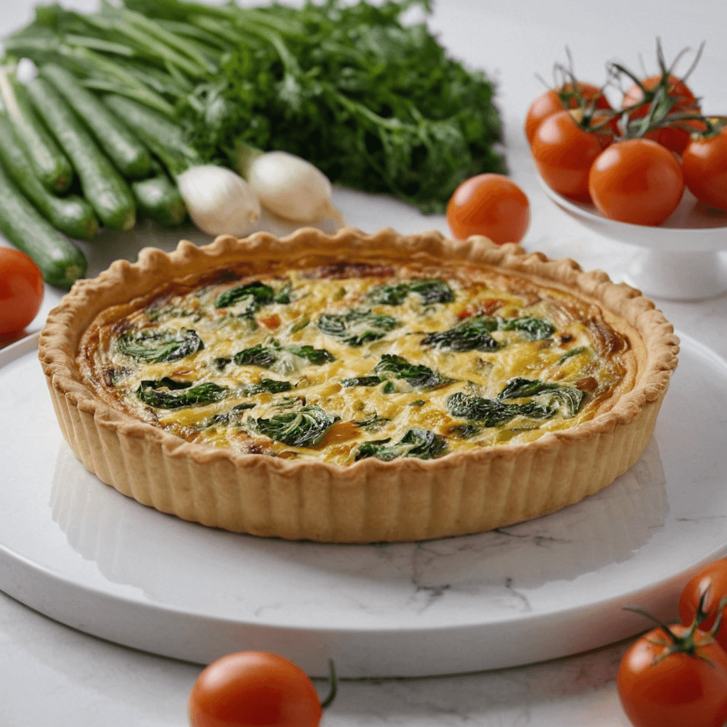 Spring Vegetable Quiche